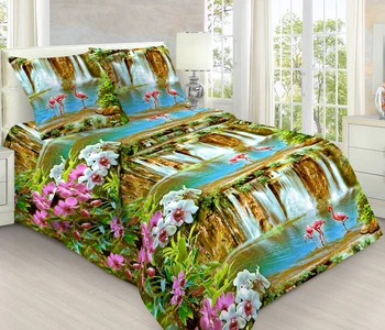 

Bed linen Mercury home "waterfall" 1.5 SP coarse calico, Ivanovo