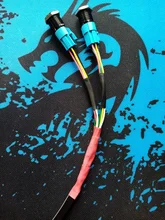 12mm 16mm 19mm 22mm 25mm toma de cable para interruptor de botón de metal cableado 2-6 cables estable de botón de luz