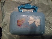 Conjunto de cosméticos de Disney para niñas, Set de belleza de juguete de frozen, elsa, anna, Blancanieves, Princesa, juguetes de moda, casa de juego, regalo para niños