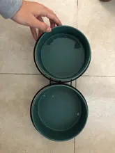 Cuenco de cerámica doble para alimentación de perros y gatos, dispensador de agua con soporte elevado, Gato, producto # P007