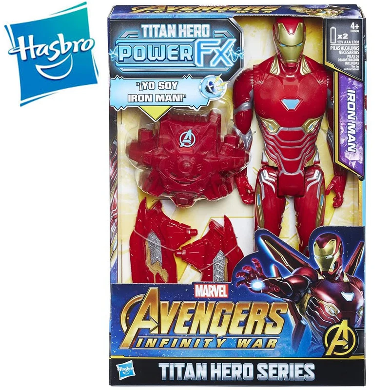Avengers Titan toy and backpack Power Fx Iron-Man 30 cm with sound the new technology Hasbro E0606105 | Игрушки и хобби