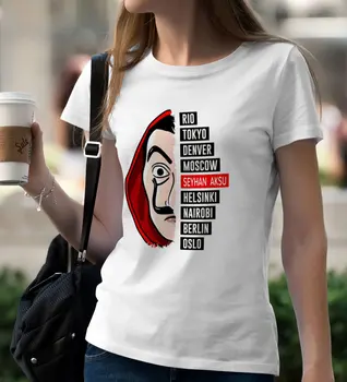 

Personalized La Casa De Papel Lady T-Shirt-8