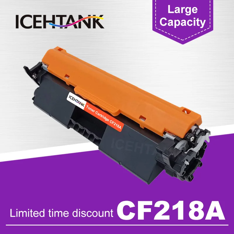 Черный тонер-картридж ICEHTANK CF218a 218A 18a совместимый для hp M104a M104w 132a M132fn M132fp Laserjet