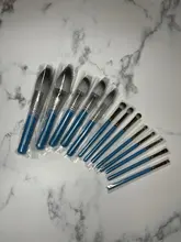 Foundation Eyeshadow Blush Synthetic-Hair-Brushes Iris-Series Beauty Mydestiny Set-Powder