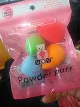 Esponja de maquillaje 4 unids/pack belleza maquillaje fundación de Puff conjunto seco y húmedo esponja Puff de polvo para cara líquido fundación crema