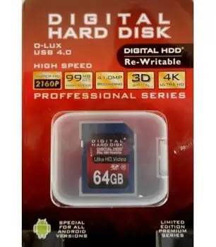 

HDD 64GB SD card (Class10)