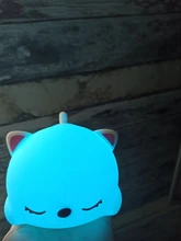 Bedside-Lamp Night-Light Touch-Sensor Remote Bedroom Baby Gift Rechargeable Silicone