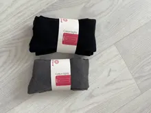 Medias cálidas de algodón para niños pequeños, pantalones lisos suaves para invierno