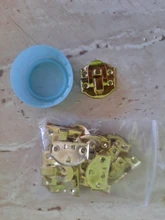 10 Uds antiguo bloqueo caja de joyería de madera decorativo candado 20x21mm Aldabas metálicas pestillo con tornillo muebles Vintage Hardware