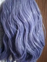 MSIWIGS mujer púrpura 22 colores Cosplay peluca ondulado corto sintético resistente al calor de pelo Rosa Rubio Ombre porque peluca