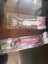 Juego de tenedor cuchara de seguridad de acero inoxidable para bebé, 2 uds., cubiertos de alimentación para niños pequeños, ratón de dibujos animados, vajilla MBG0359