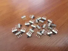 Slide-Switch Interruptor On-Off SS12D00 Mini 2-Position 20pcs 1P2T Length:3mm Handle