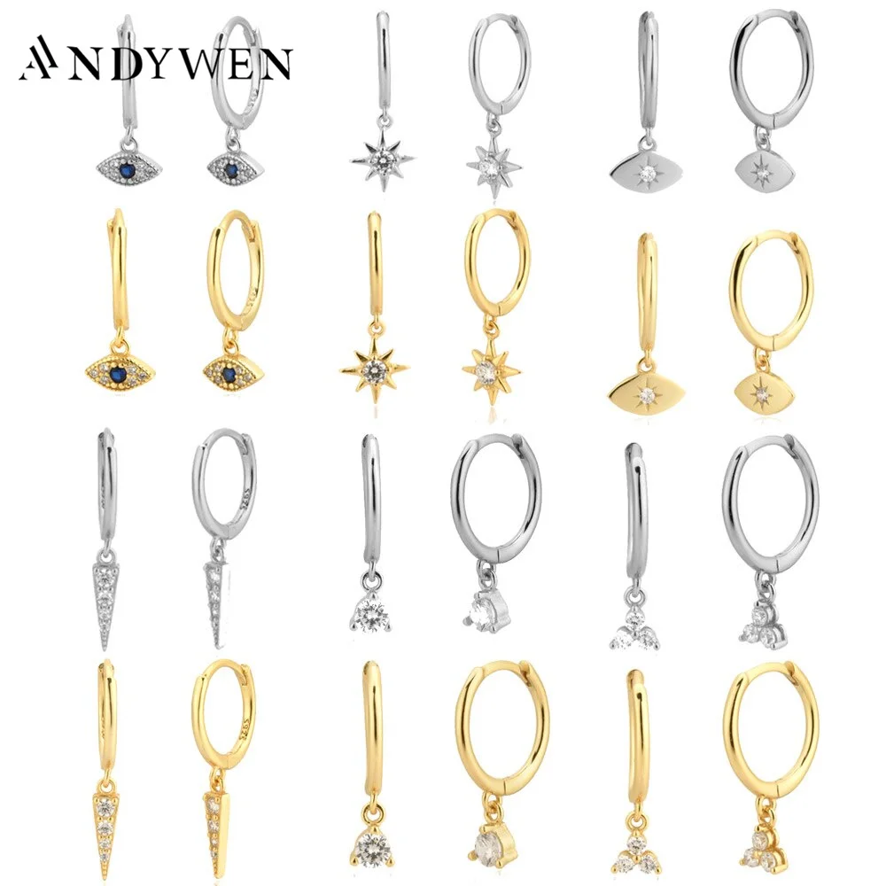 Hoops & Loops Sterling Silver Musical Note Earrings - Dangle Hook Earrings For Women & Men