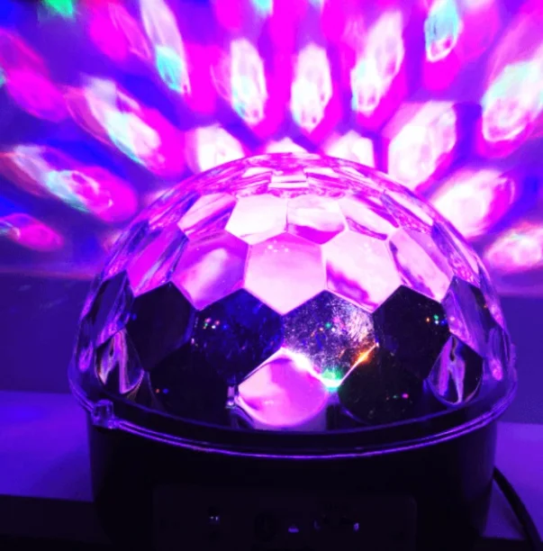 Светодиодный диско-шар Led Magic Ball Light X-12 Bluetooth(Черный