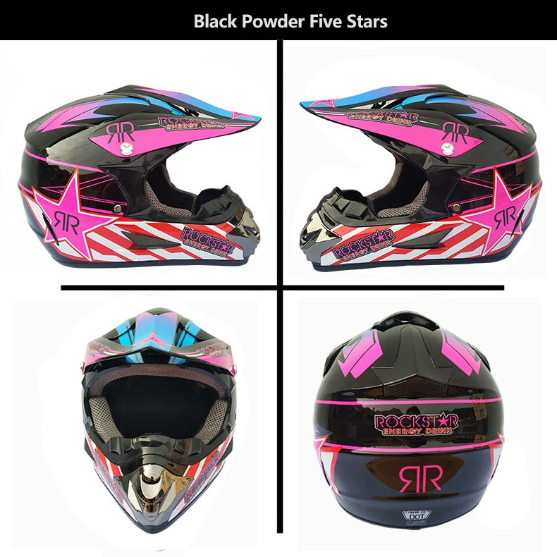 A—Motorcycle helmet mountain bike full face helmet Cross country helmet small light off-road helmet helmet universal