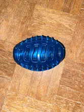 Juguetes de perro Durable Pet Squeak Chew inflable masticar goma de juguete de bolas de perros grandes Indestructible ejercicio entrenamiento juego