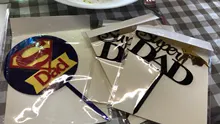 Cake-Decorations Topper Birthday Cupcake Daddy Happy-Fathers Acrylic Party Best Super-Dad