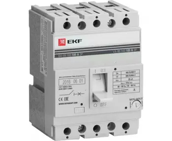 

Circuit breaker va-99 160/80A 3 p 35ka EKF Proxima
