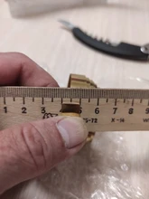 1PC0.1/0,2/0,3/0.5mmx1 0/20/30/40/50mm x 1000mm Metal de latón hoja delgada Placa de lámina gruesa