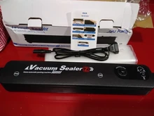 Sellador de alimentos al vacío para cocina, máquina automática de envasado comercial de 220V/110V, sellador del vacío de la comida del hogar, incluye 10 Uds. De bolsas