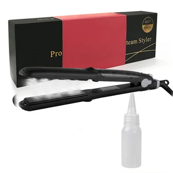 

Professional Steam Hair Straightener Ceramic Vapor Hair Flat Iron Seam Hair Straightening Iron Curler Steamer Hair Styling Tool