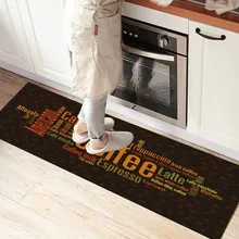 Else коричневый кофе оранжевый Writen 3d принт Нескользящая микрофибра кухня счетчик современный декоративный моющийся коврик