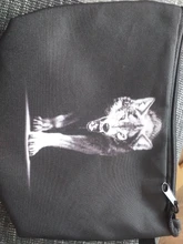 Bolsa de cosméticos para dibujo de lobo salvaje, bolsos de maquillaje para mujeres, bolsas cosméticas portátiles con cremallera