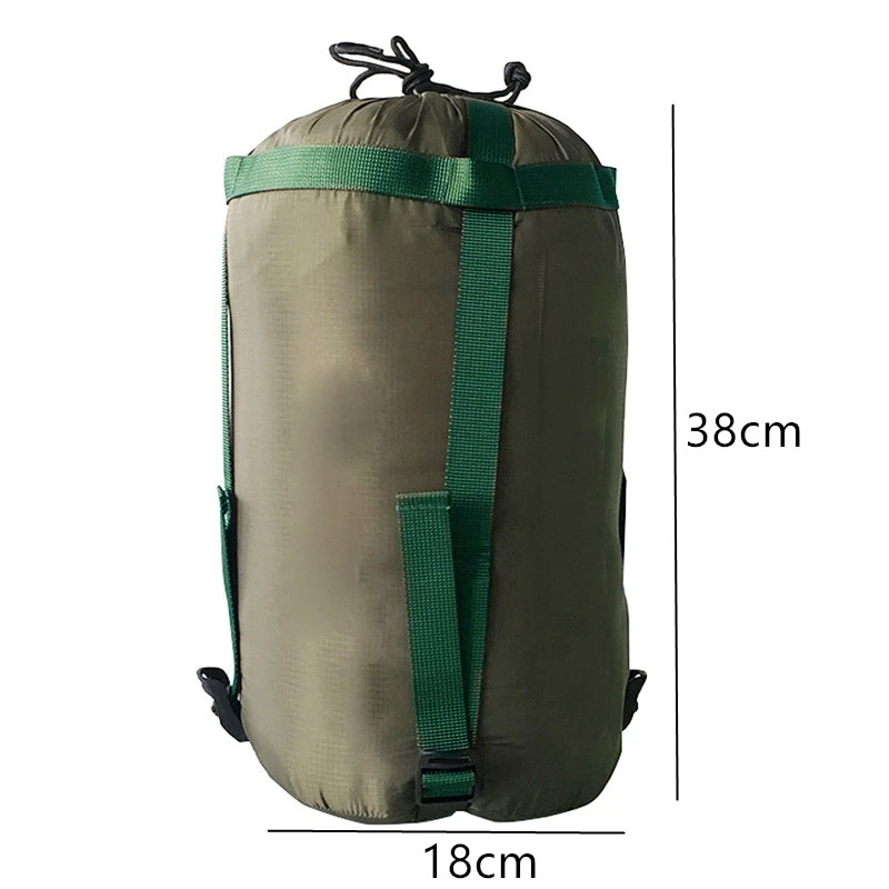 Outdoor Sleeping Bag Compression Sack Clothing Sundries Drawstring Storage Pouch Camping Equipment(Not included Sleeping Bag)
