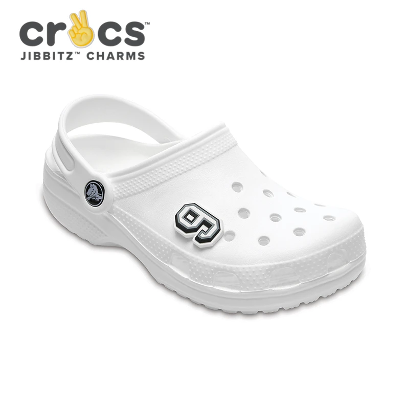 CROCS Jibbitz B&W Number 9|Украшения для обуви| |