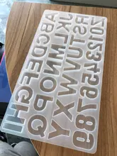 Moldes de resina epoxi de alfabeto inglés de 7 estilos, moldes de fundición de silicona de estilo mixto para DIY, fabricación de joyas, suministros de búsqueda, accesorios