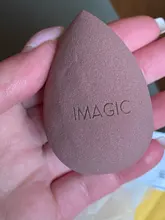 IMAGIC-esponja de maquillaje, esponjilla en forma de lágrima para aplicación de base y corrector en crema, esponja suave, mojar abundantemente con agua antes de utilizar, venta al por mayor