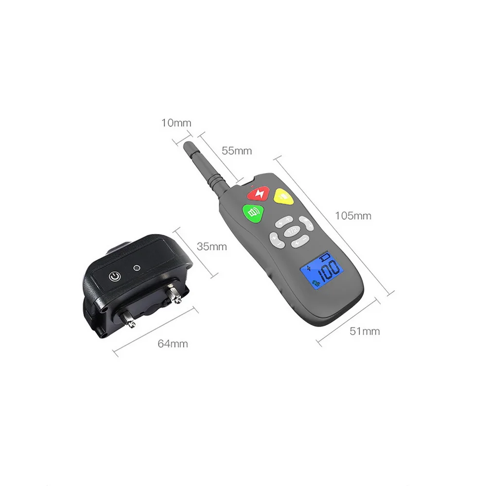 Electric Shock/Vibration/Beeper No Bark Training Collar For Small/Medium/Large Dogs 100g2280