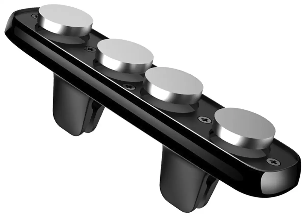 Магнитный держатель на 2 смартфона Baseus Double clip Mount Horizont. type (SUHS DP01) black|Универсальный