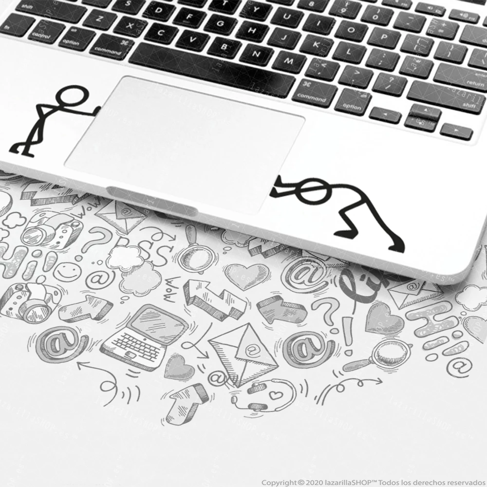 2Uds. Adesivo Touchpad Match Vinilo Pegatinas Para Ordenador Portatil Laptop Macbook Hp Asus Lenovo Dell Lazarillashop™