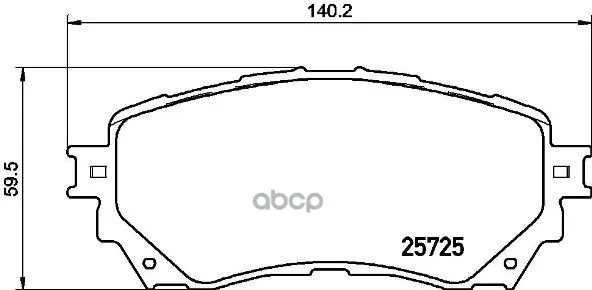 Колодки Тормозные Mazda 6 12- Передние Brembo P49048 Brembo арт. P49048