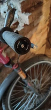 Manillar de bicicleta con tapa extrema de aleación de aluminio, empuñadura con bloqueo, con tapones para MTB, 1 par