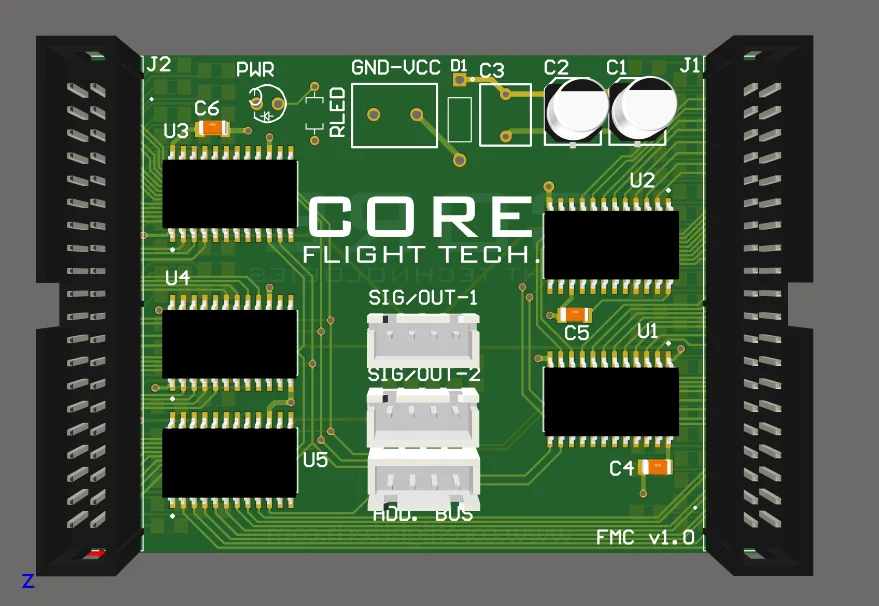 Плата ввода Flight Simulator для CORE B737 FMC/MCDU PCB