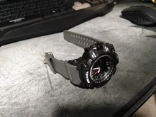 Reloj pulsera militar de hombre resistente al agua 50 m, reloj LED de cuarzo deportivo hombre, reloj deportivo para hombre 1545 S Shock