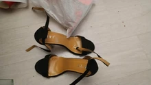 Las nuevas mujeres Sandalias de tacón vendaje de tobillo Correa bombas tacones altos tacones cuadrados vestido zapatos de señora zapatos de talla grande, 34-43, y 21