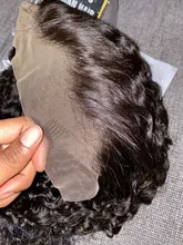 Curlymax onda profunda tiempo Hd transparente 13x6 frente de encaje pelucas de cabello humano Pre arrancado de agua brasileña Frontal rizado pelucas para mujeres