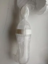 Botella de alimentación de bebé seguro de 90ML, cuchara de alimentación de silicona para niño pequeño, botella de leche, alimentador de entrenamiento para bebé, suplemento alimenticio