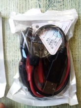 Probador USB U96, voltímetro Digital de CC, amperímetro, cargador tipo batería externa, indicador, medidor de corriente de voltaje, detector + carga + cocodrilo