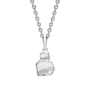 

Silver Pendant with diamonds sunlight sample 925