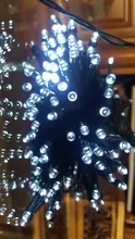 Festoon LED Christmas Fairy String Lights Outdoor Garden Solar Garland Lights Wedding