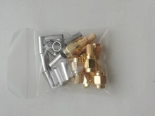 10 Uds enchufe macho SMA de conector crimpado para RG58 RG142 LMR195 RG400 Cable 50ohm RF Coaxial adaptador de alta calidad