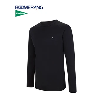 

Boomerang Men Thermal Tshirt Black Breathable Fabric Long Sleeve Clothing Sport Man Tshirt Male Casual Fashion El Corte Inglés