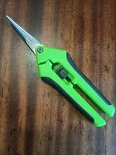 Tijeras de podar de Metal para jardín, Cortador manual de uvas, fruta, recolección de marihuana, en maceta para el hogar