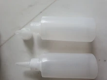 Container Crafts Squeeze-Bottles Food-Grade Plastic Small Condiments/arts Caps And 10PCS