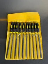 Juego de Limas de aguja para joyería, 10 Uds., tallado de madera, piedra de cristal de Metal, 3 tamaños