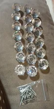 Wardrobe Handles Hardware Drawer Pull Cupboard Glass-Knobs Cabinet-Door Crystal Diamond-Shape